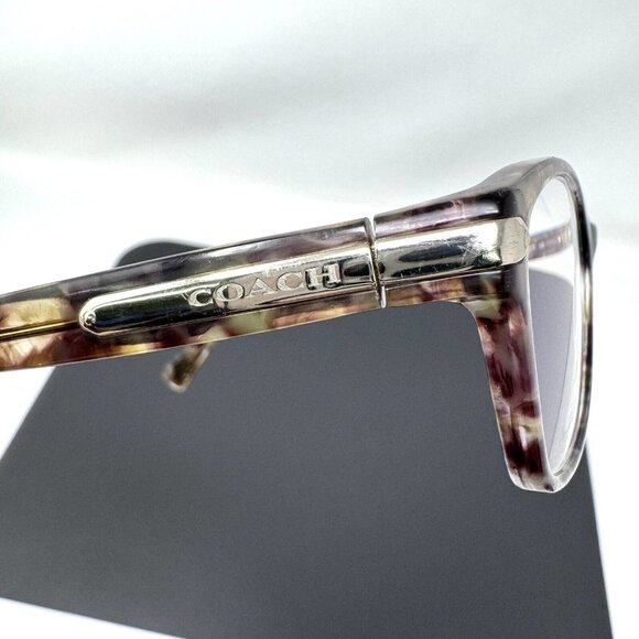 Coach Eyeglasses HC 6065 5287 Confetti Light Brown Frames 51 [] 17 135 - Picture 8 of 11